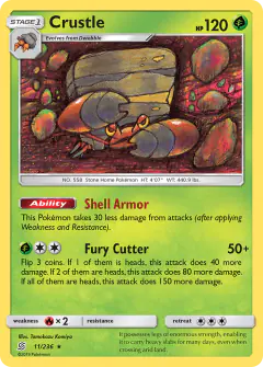 Crustle Rare card from Unified Minds