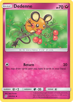 Dedenne Uncommon card from Unified Minds
