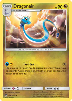 Dragonair Uncommon card from Unified Minds