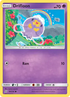 Drifloon Common card from Unified Minds