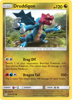 Druddigon Common card from Unified Minds