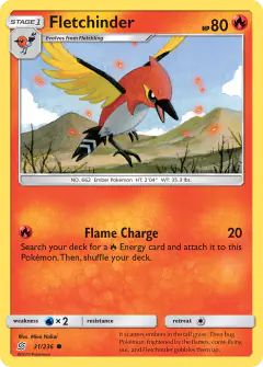 Fletchinder Common card from Unified Minds
