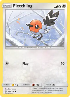 Fletchling Common card from Unified Minds