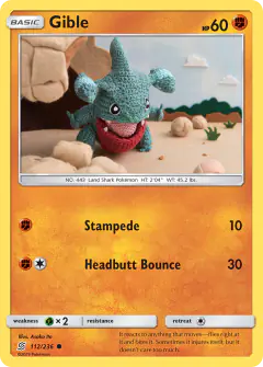 Gible Common card from Unified Minds