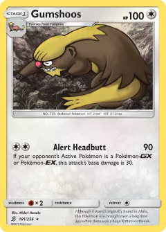 Gumshoos Rare card from Unified Minds