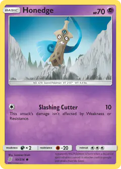 Honedge Common card from Unified Minds