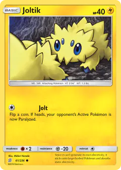 Joltik Common card from Unified Minds