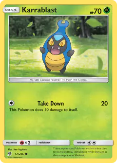 Karrablast Common card from Unified Minds