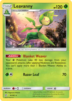 Leavanny Rare card from Unified Minds