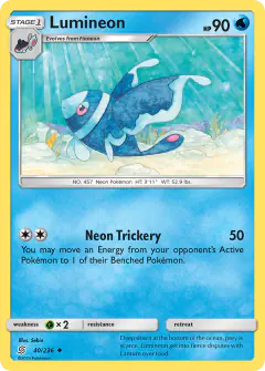 Lumineon Uncommon card from Unified Minds