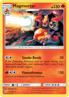 Magmortar Rare card from Unified Minds