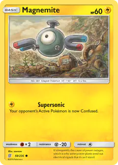 Magnemite Common card from Unified Minds