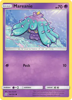 Mareanie Common card from Unified Minds