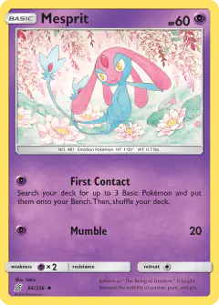 Mesprit Uncommon card from Unified Minds