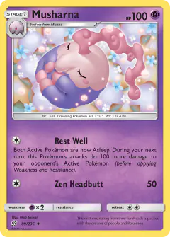 Musharna Uncommon card from Unified Minds
