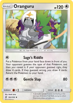 Oranguru Uncommon card from Unified Minds