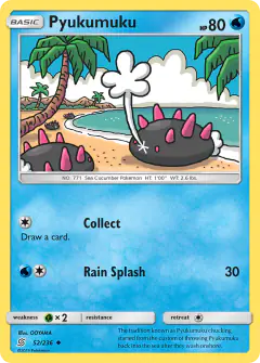 Pyukumuku Uncommon card from Unified Minds