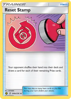 Reset Stamp Uncommon card from Unified Minds