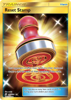 Reset Stamp Rare Secret card from Unified Minds