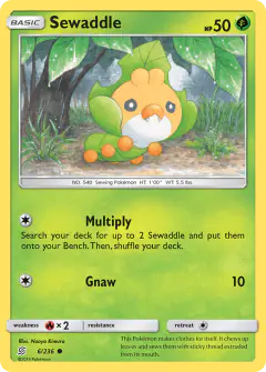 Sewaddle Common card from Unified Minds