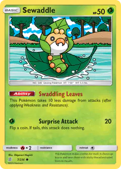 Sewaddle Common card from Unified Minds