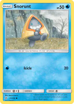 Snorunt Common card from Unified Minds