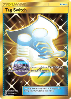 Tag Switch Rare Secret card from Unified Minds