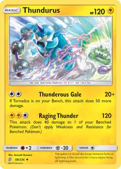 Thundurus Uncommon card from Unified Minds