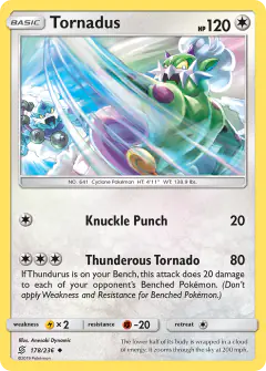 Tornadus Uncommon card from Unified Minds