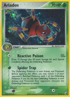 Ariados Rare Holo card from Unseen Forces