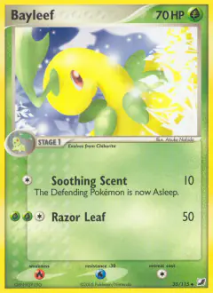 Bayleef Uncommon card from Unseen Forces