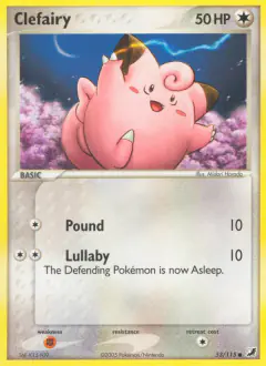 Clefairy Common card from Unseen Forces