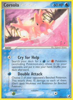 Corsola Uncommon card from Unseen Forces