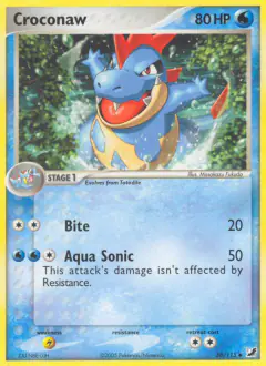 Croconaw Uncommon card from Unseen Forces