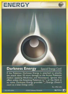 Darkness Energy Rare card from Unseen Forces