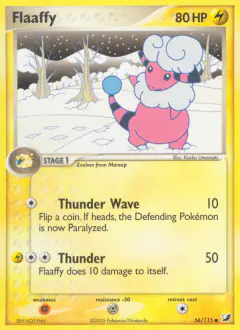 Flaaffy Common card from Unseen Forces