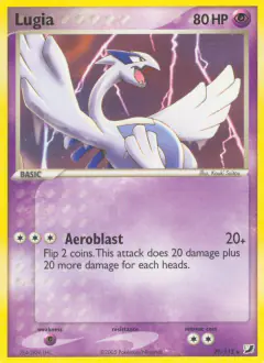 Lugia Rare card from Unseen Forces