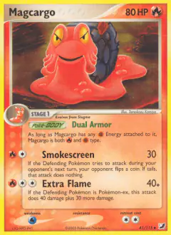 Magcargo Uncommon card from Unseen Forces