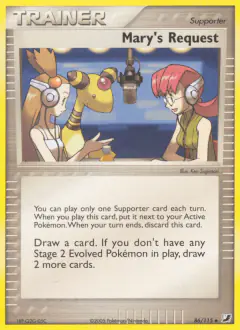 Mary's Request Uncommon card from Unseen Forces
