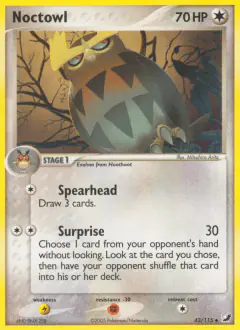 Noctowl Uncommon card from Unseen Forces