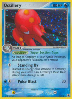 Octillery Rare Holo card from Unseen Forces