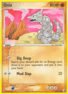 Onix Common card from Unseen Forces