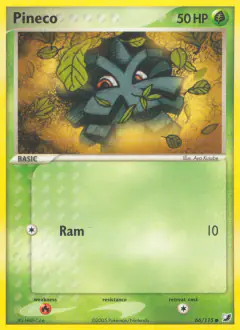 Pineco Common card from Unseen Forces