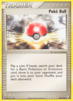 Poké Ball Uncommon card from Unseen Forces
