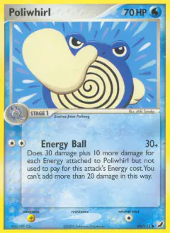 Poliwhirl Common card from Unseen Forces