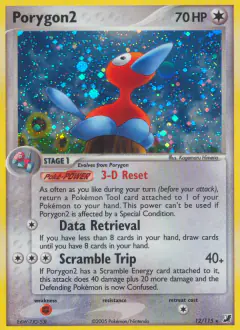 Porygon2 Rare Holo card from Unseen Forces
