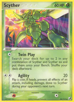 Scyther Uncommon card from Unseen Forces