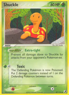 Shuckle Uncommon card from Unseen Forces