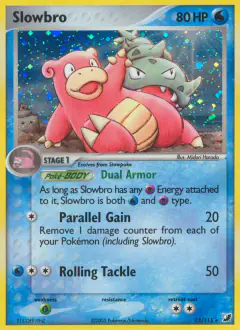 Slowbro Rare Holo card from Unseen Forces