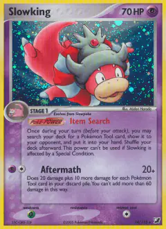 Slowking Rare Holo card from Unseen Forces